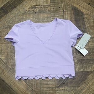 Zella Lavender Crop Top